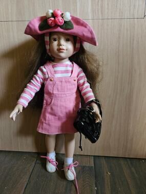 Magic Attic Club Heather Hardin Doll Complete Outfit Purse Hat Key Card Palette